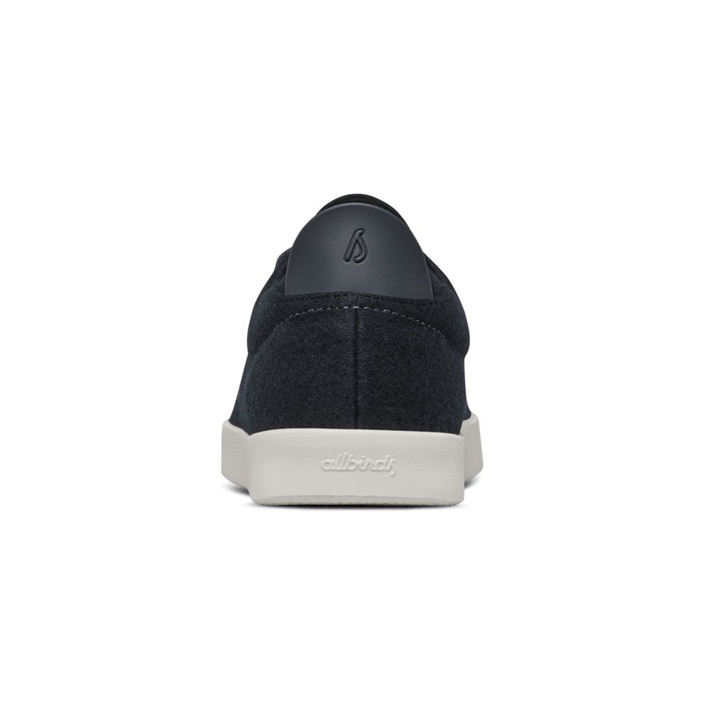 Allbirds Men\'s Wool Pipers - Sneakers Black - RDZ328140